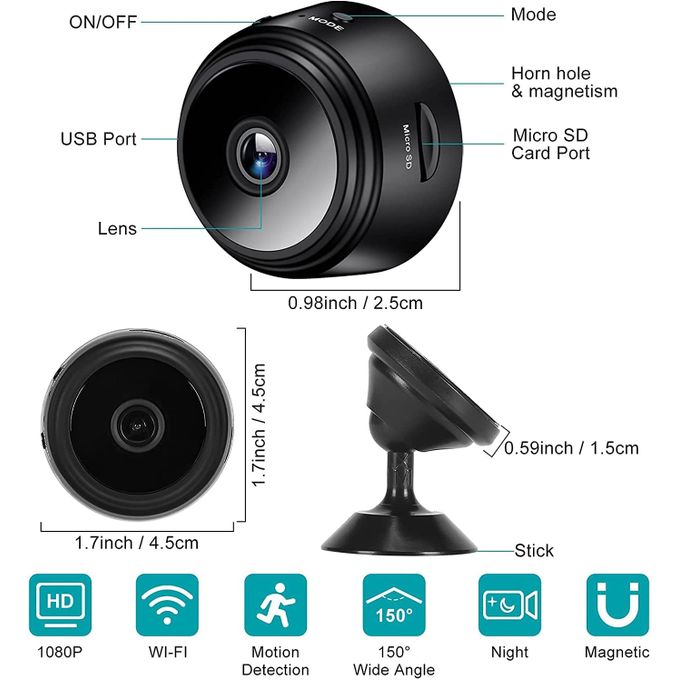 Mini WiFi sigurnosna kamera